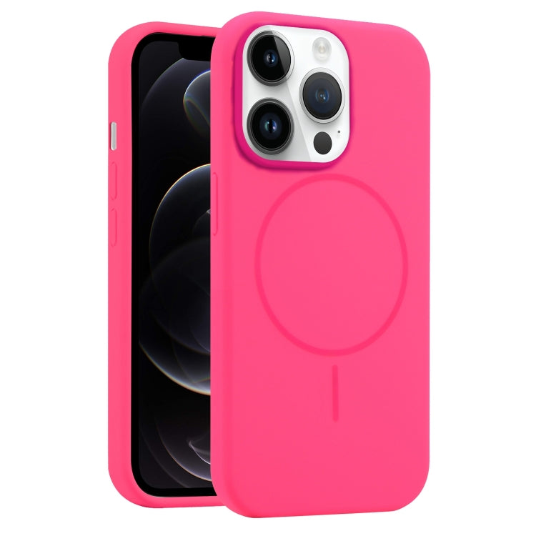 For iPhone 12 Pro Liquid Silicone MagSafe Phone Case