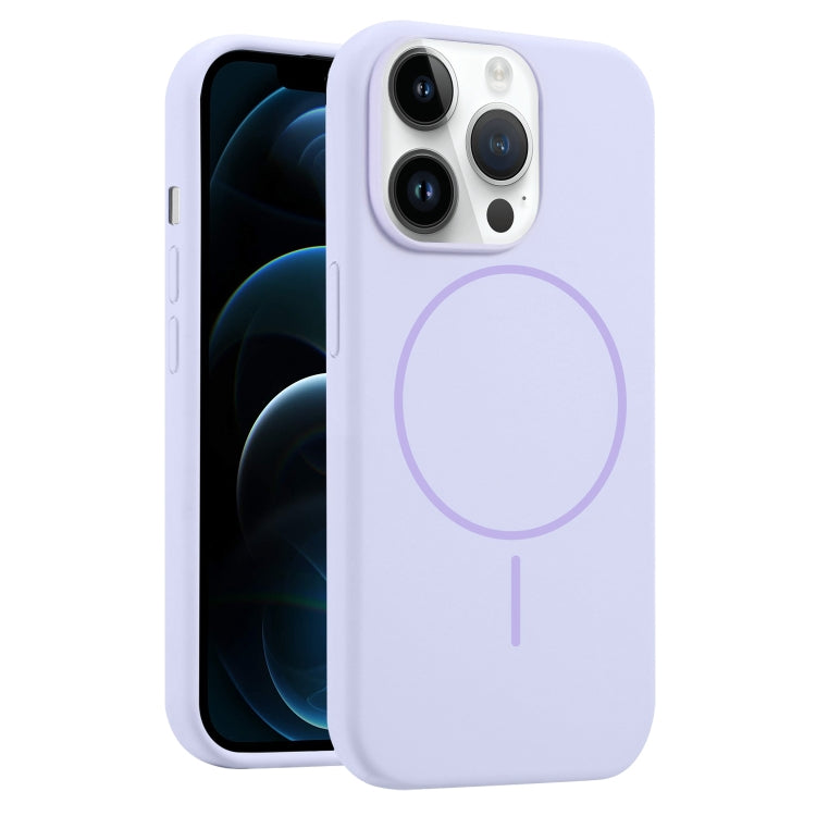 For iPhone 12 Pro Max Liquid Silicone MagSafe Phone Case