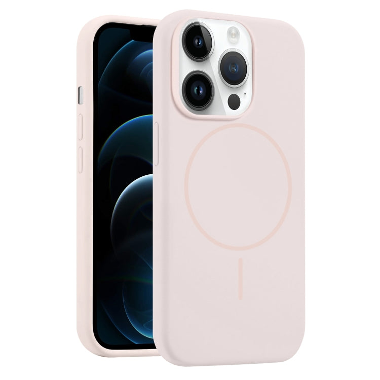 For iPhone 12 Pro Max Liquid Silicone MagSafe Phone Case