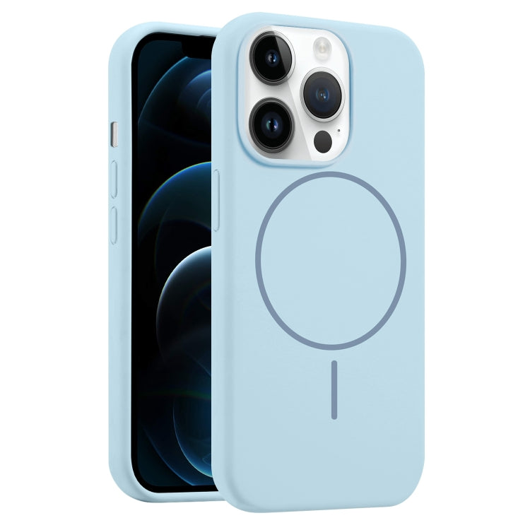 For iPhone 12 Pro Max Liquid Silicone MagSafe Phone Case