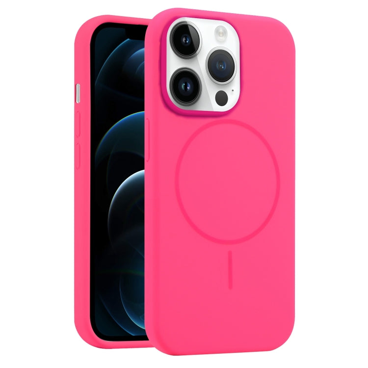 For iPhone 12 Pro Max Liquid Silicone MagSafe Phone Case