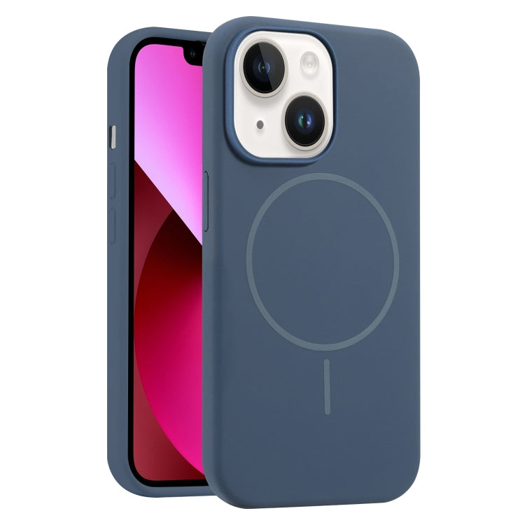 For iPhone 13 Liquid Silicone MagSafe Phone Case