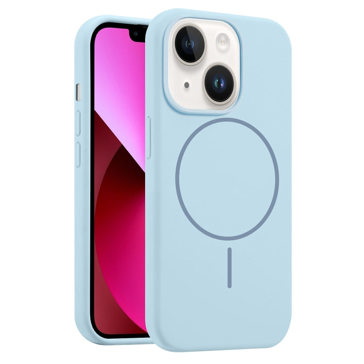For iPhone 13 Liquid Silicone MagSafe Phone Case