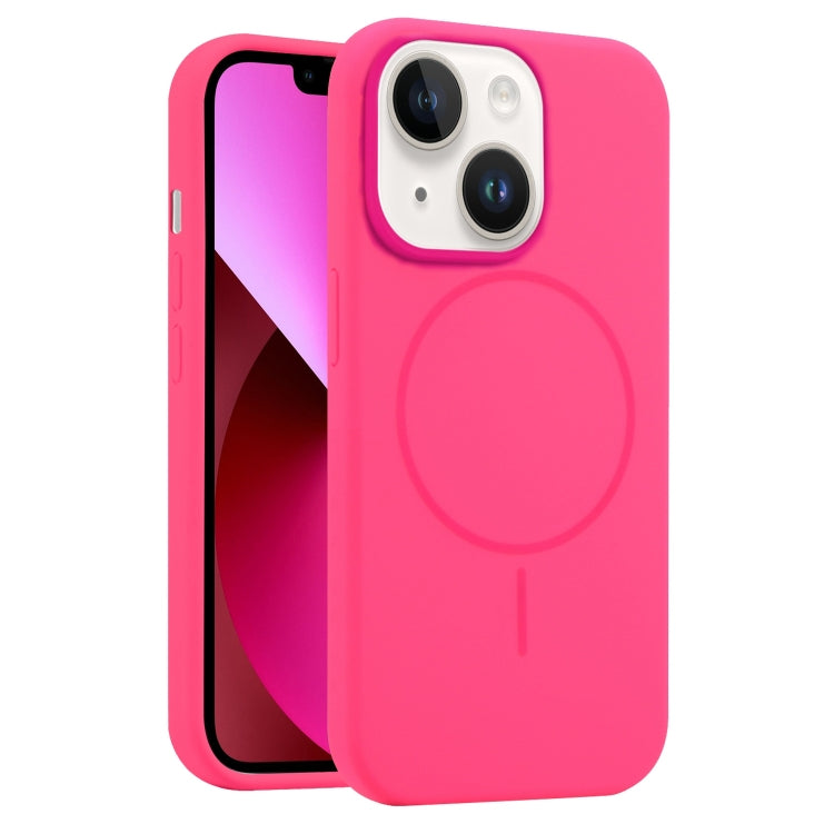 For iPhone 13 Liquid Silicone MagSafe Phone Case