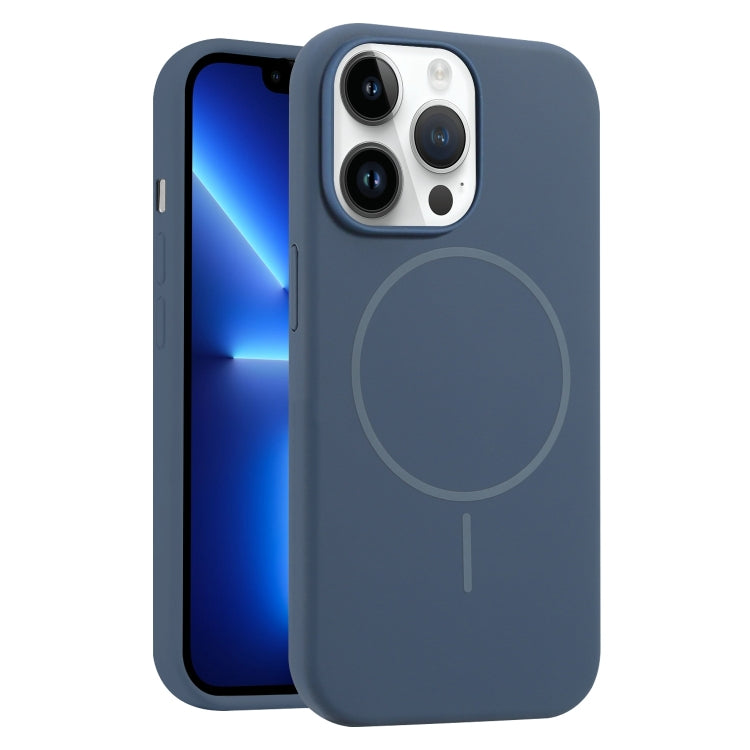 For iPhone 13 Pro Liquid Silicone MagSafe Phone Case