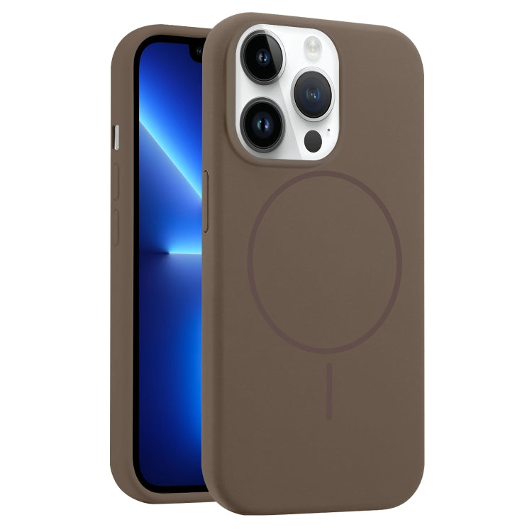 For iPhone 13 Pro Liquid Silicone MagSafe Phone Case