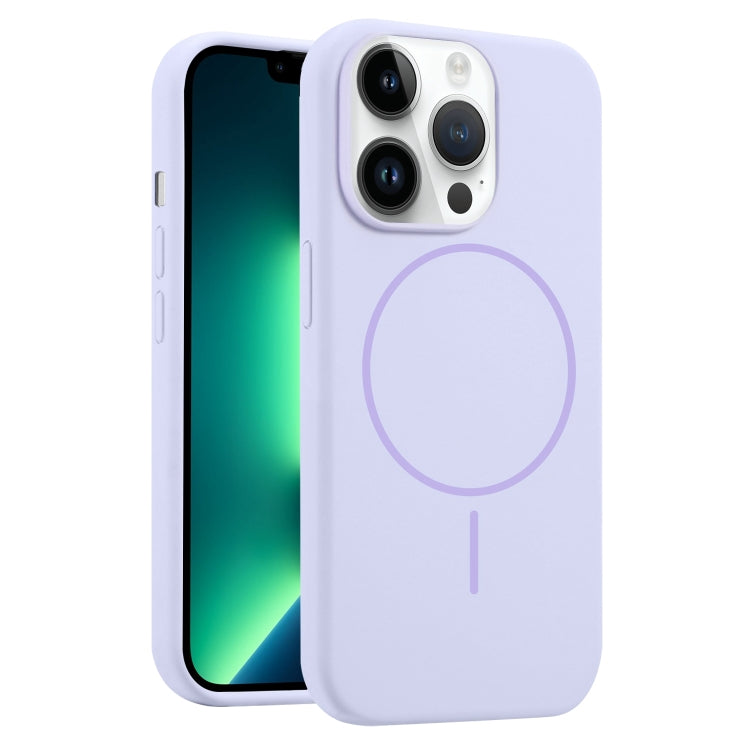 For iPhone 13 Pro Max Liquid Silicone MagSafe Phone Case