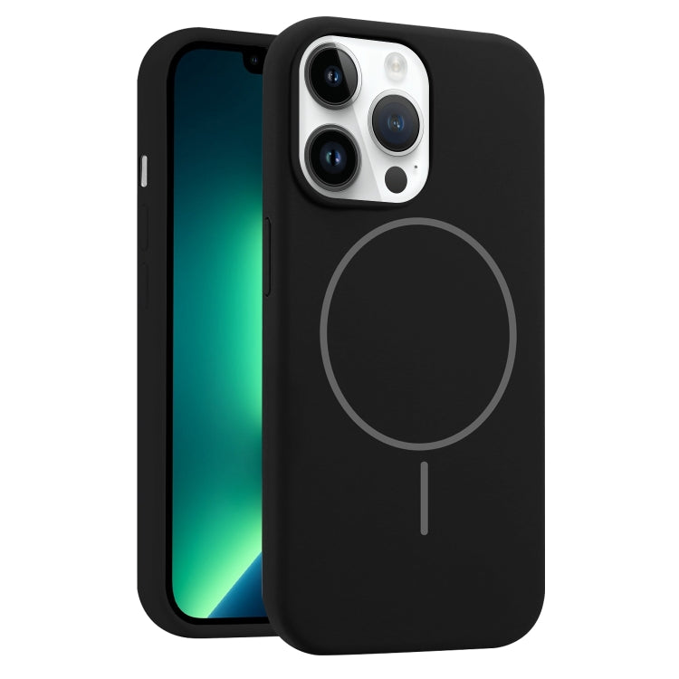 For iPhone 13 Pro Max Liquid Silicone MagSafe Phone Case