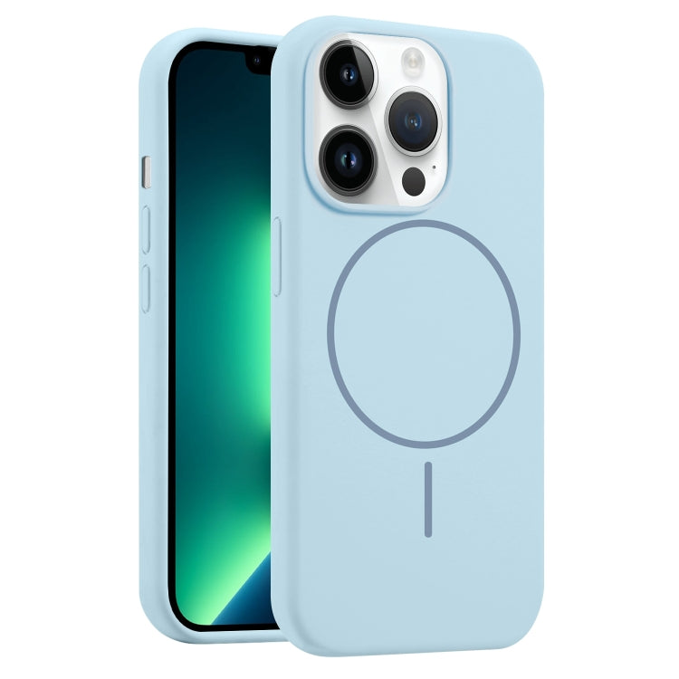 For iPhone 13 Pro Max Liquid Silicone MagSafe Phone Case