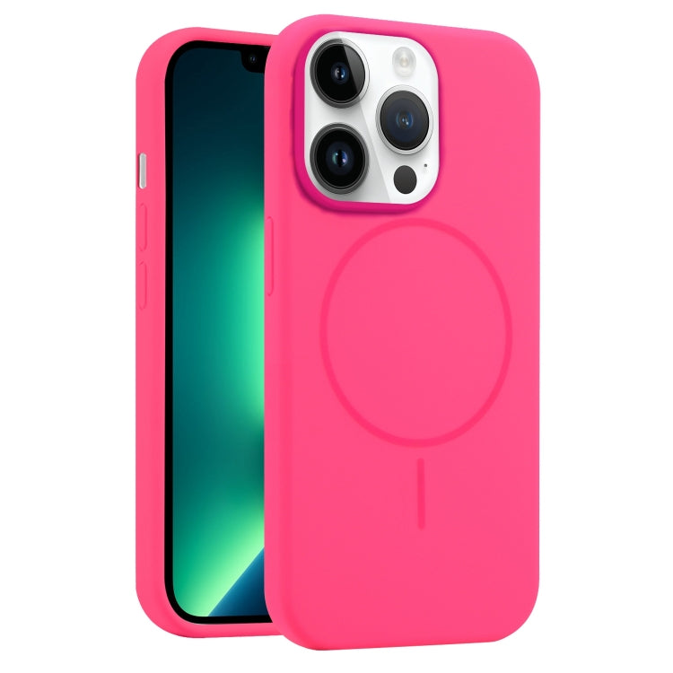 For iPhone 13 Pro Max Liquid Silicone MagSafe Phone Case