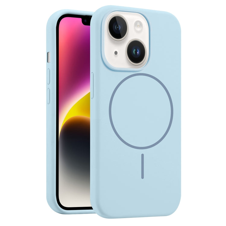 For iPhone 14 Liquid Silicone MagSafe Phone Case