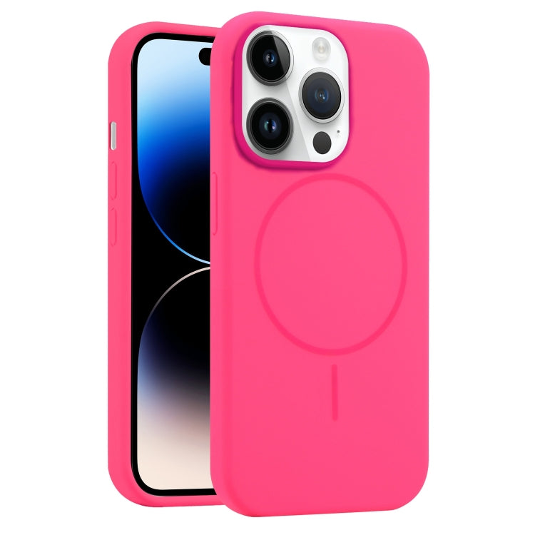 For iPhone 14 Pro Liquid Silicone MagSafe Phone Case