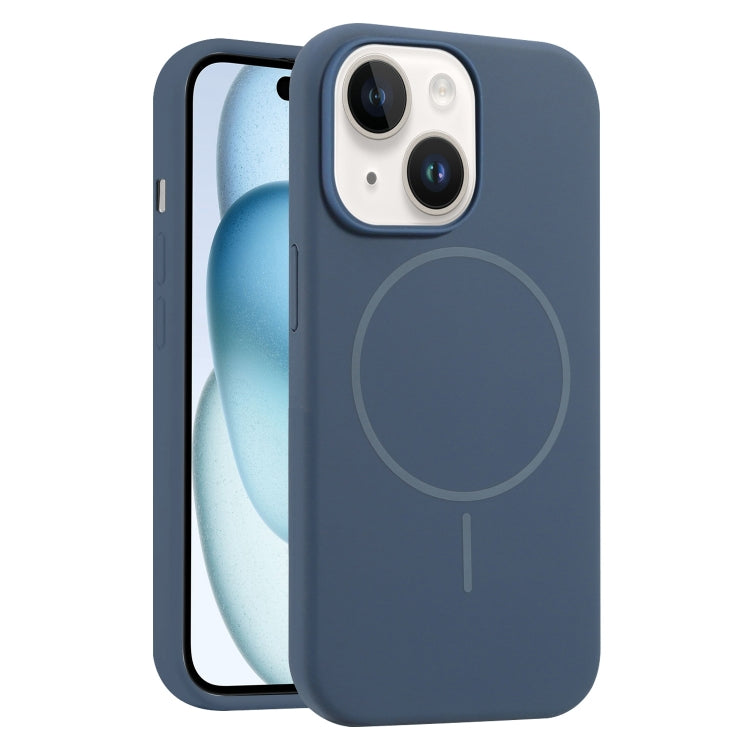 For iPhone 15 Liquid Silicone MagSafe Phone Case