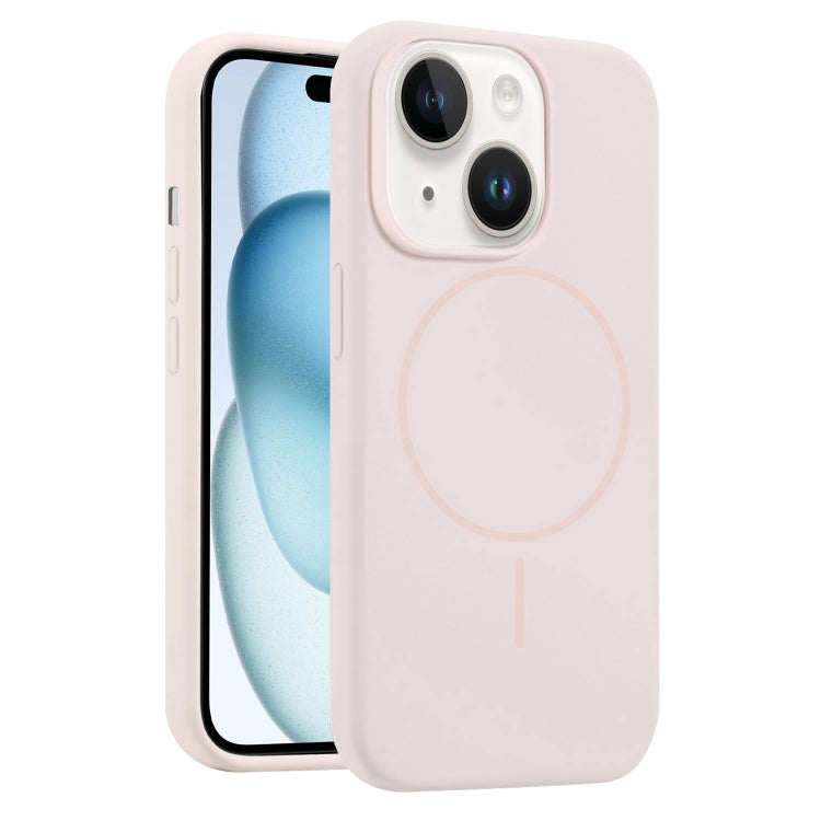 For iPhone 15 Liquid Silicone MagSafe Phone Case