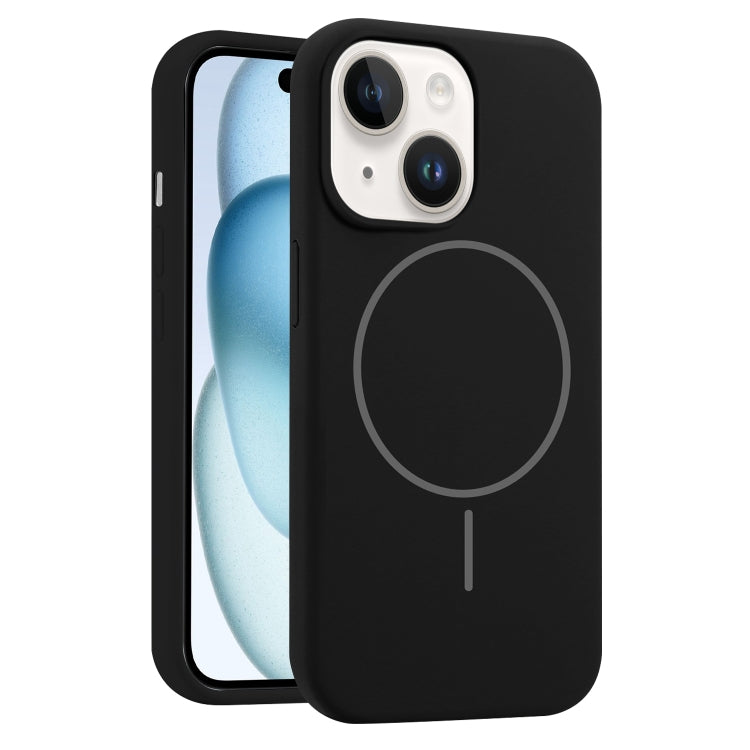 For iPhone 15 Liquid Silicone MagSafe Phone Case