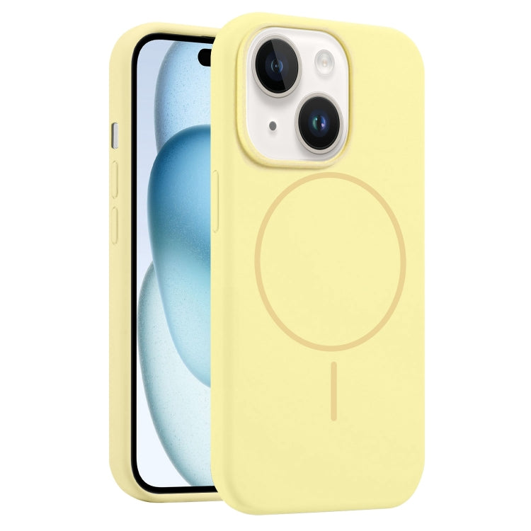 For iPhone 15 Liquid Silicone MagSafe Phone Case