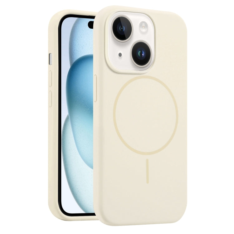 For iPhone 15 Liquid Silicone MagSafe Phone Case