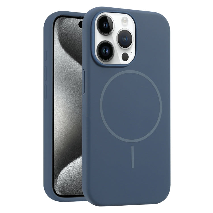 For iPhone 15 Pro Liquid Silicone MagSafe Phone Case