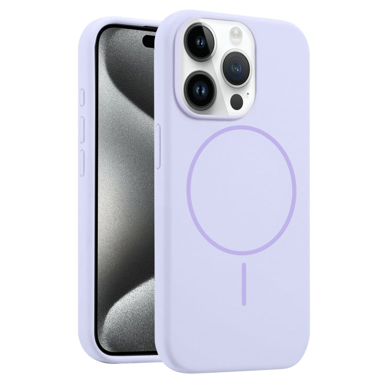 For iPhone 15 Pro Liquid Silicone MagSafe Phone Case