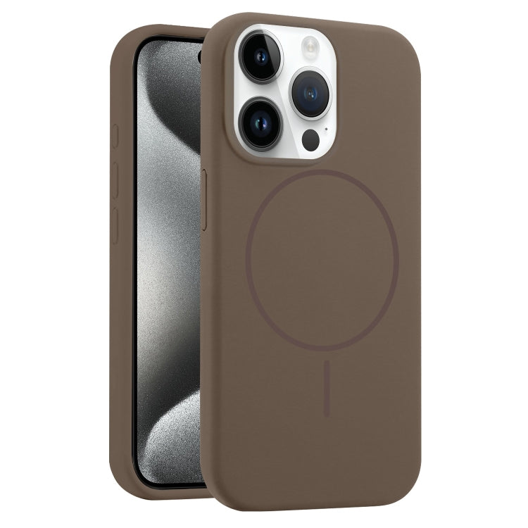 For iPhone 15 Pro Liquid Silicone MagSafe Phone Case