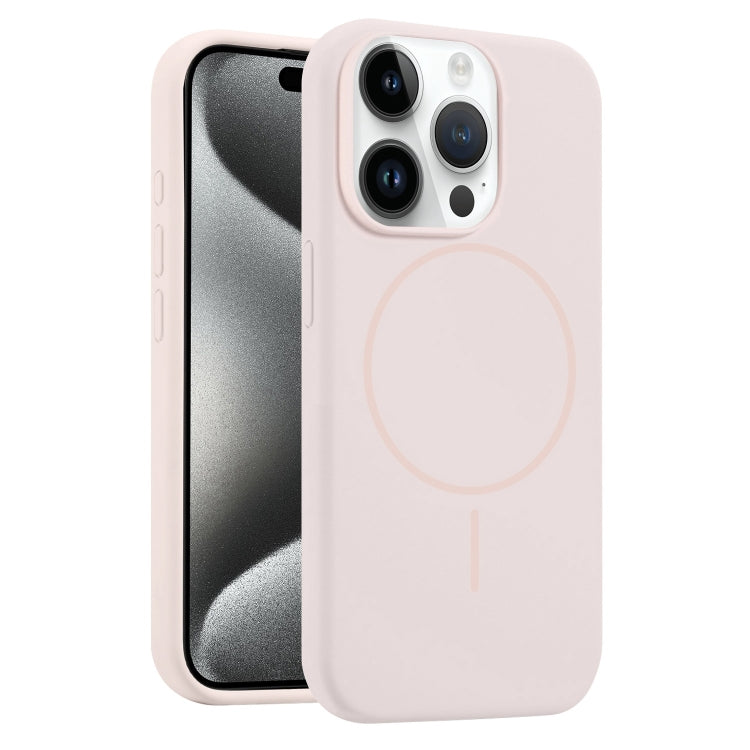 For iPhone 15 Pro Max Liquid Silicone MagSafe Phone Case