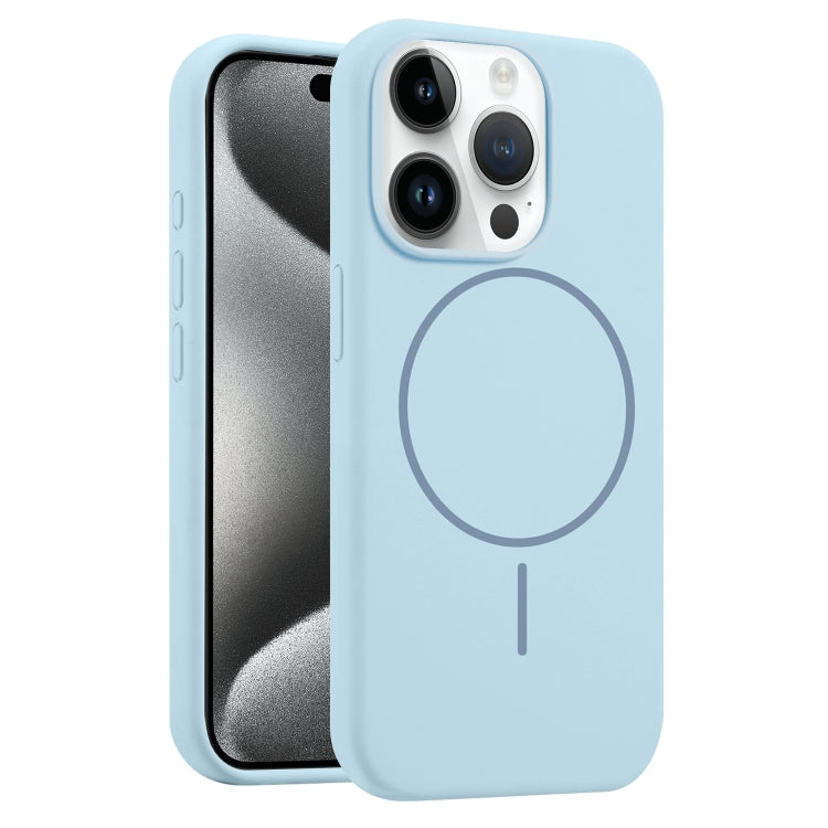 For iPhone 15 Pro Max Liquid Silicone MagSafe Phone Case