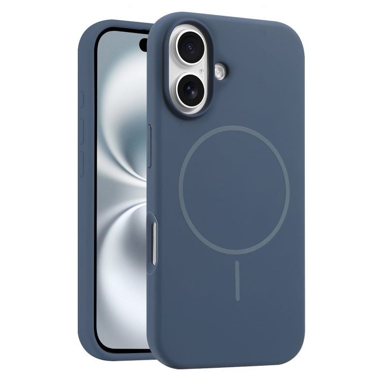 For iPhone 16 Liquid Silicone MagSafe Phone Case