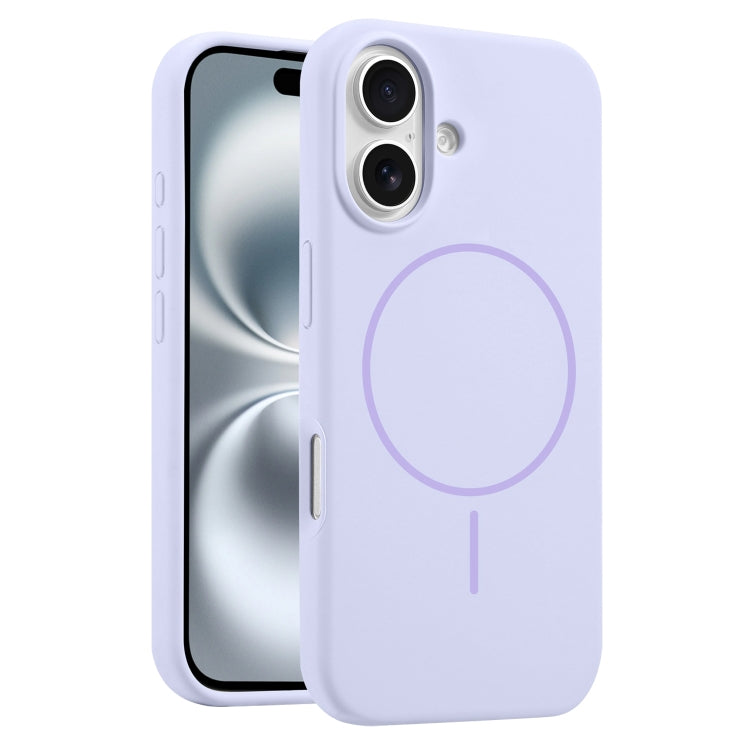 For iPhone 16 Liquid Silicone MagSafe Phone Case
