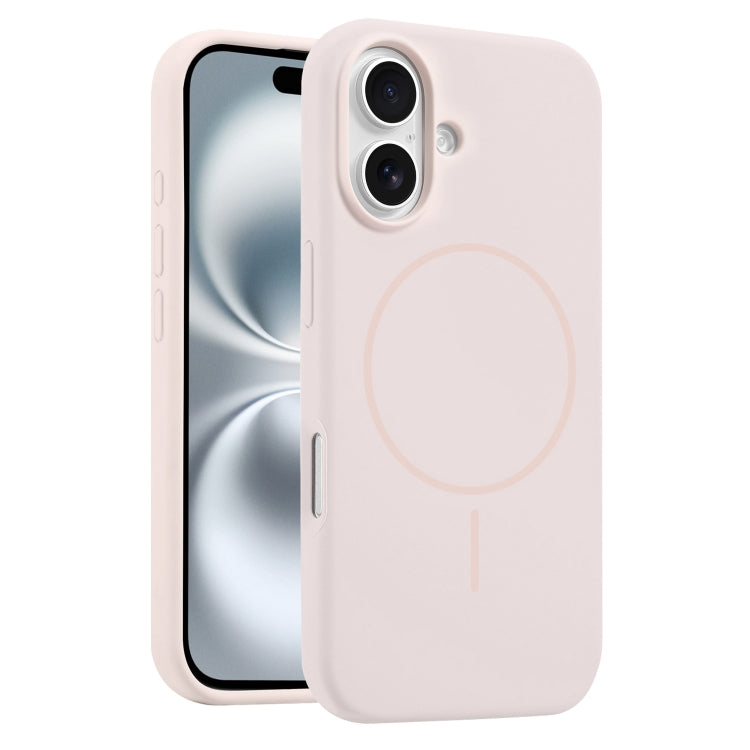 For iPhone 16 Liquid Silicone MagSafe Phone Case