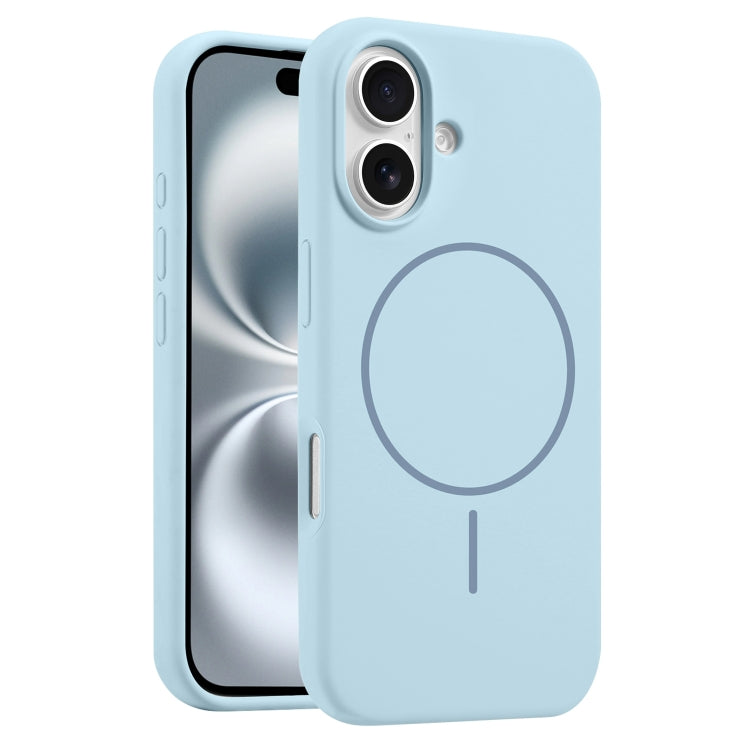 For iPhone 16 Liquid Silicone MagSafe Phone Case