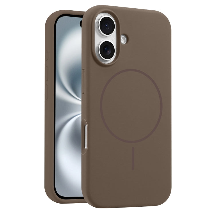 For iPhone 16 Liquid Silicone MagSafe Phone Case