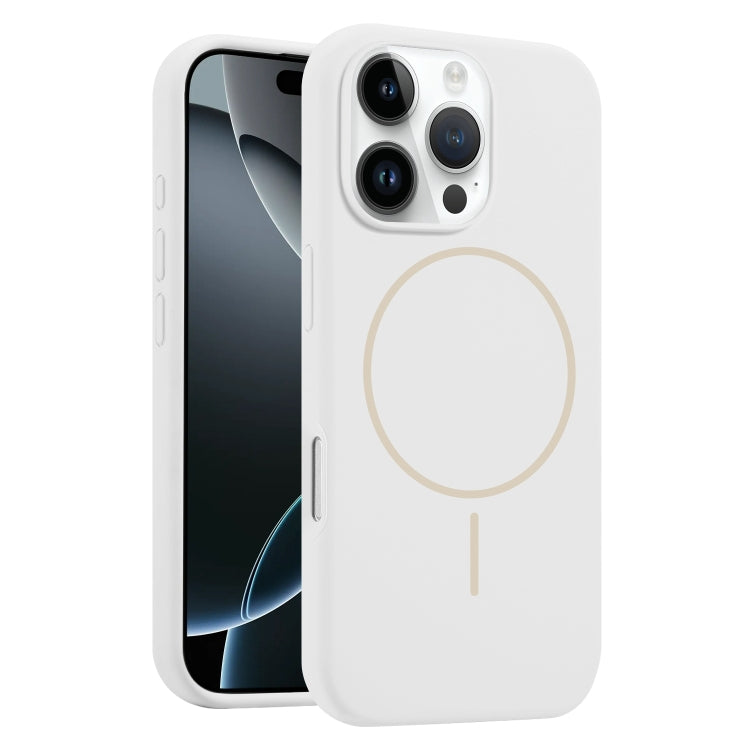 For iPhone 16 Pro Liquid Silicone MagSafe Phone Case