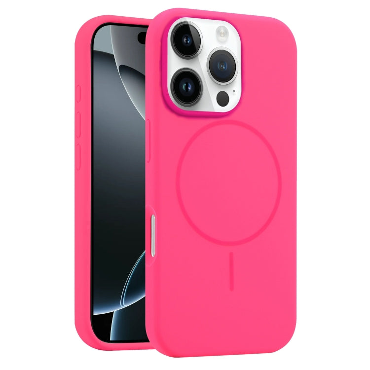 For iPhone 16 Pro Liquid Silicone MagSafe Phone Case
