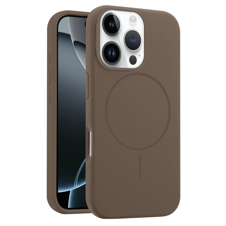For iPhone 16 Pro Liquid Silicone MagSafe Phone Case
