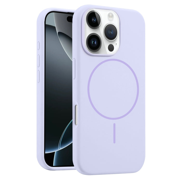For iPhone 16 Pro Max Liquid Silicone MagSafe Phone Case