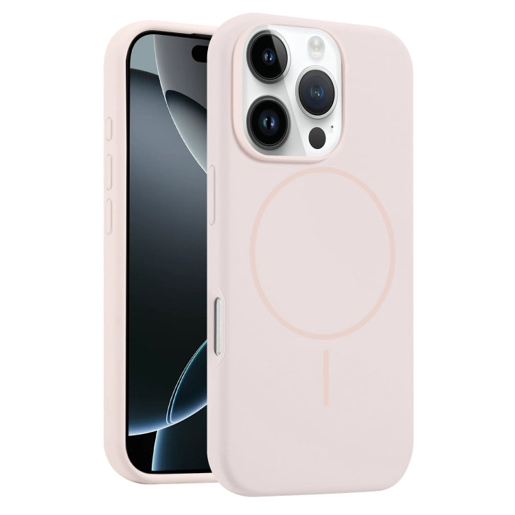 For iPhone 16 Pro Max Liquid Silicone MagSafe Phone Case