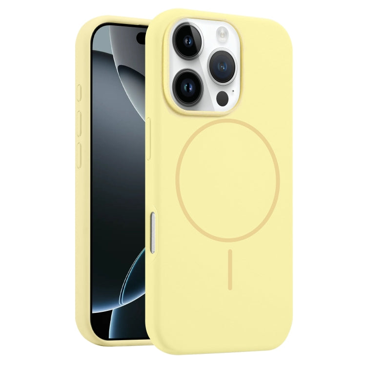 For iPhone 16 Pro Max Liquid Silicone MagSafe Phone Case