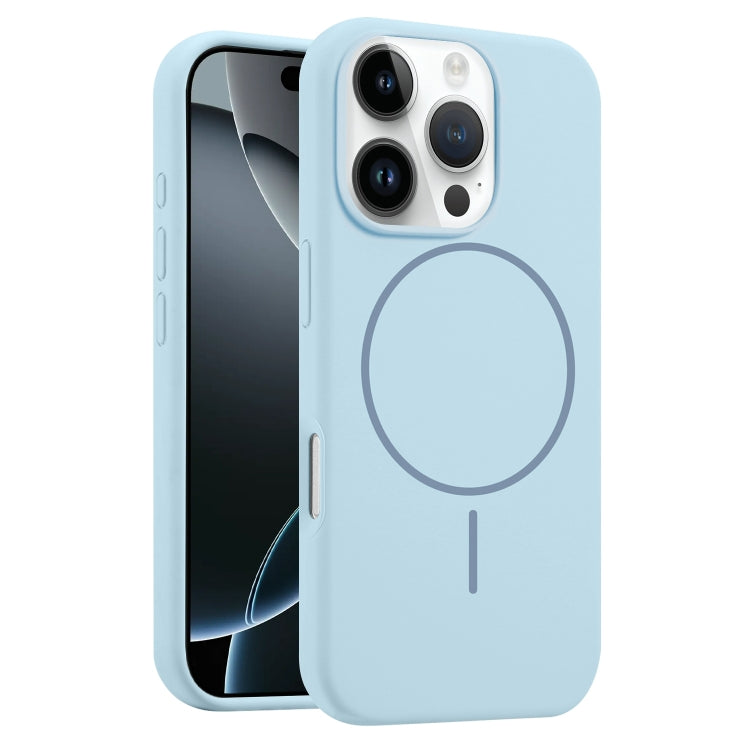 For iPhone 16 Pro Max Liquid Silicone MagSafe Phone Case
