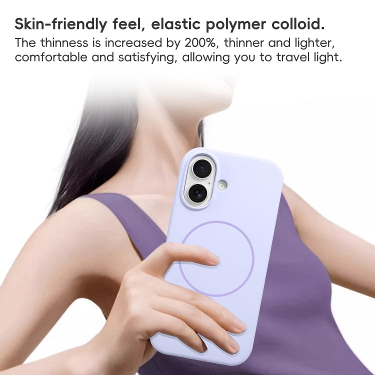 For iPhone 13 Pro Max Liquid Silicone MagSafe Phone Case