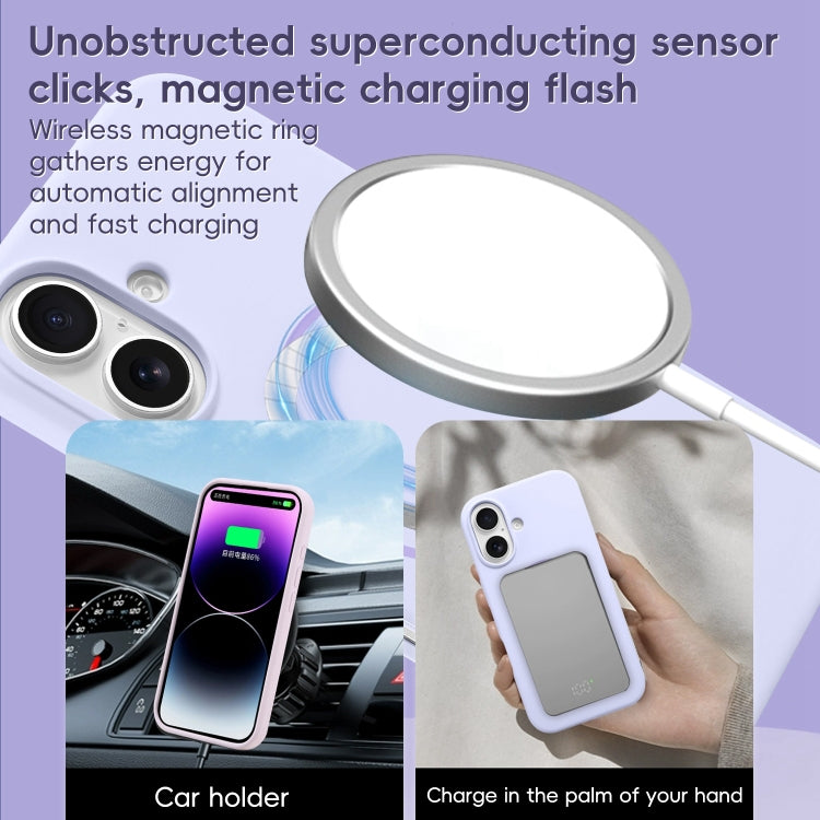 For iPhone 14 Pro Liquid Silicone MagSafe Phone Case