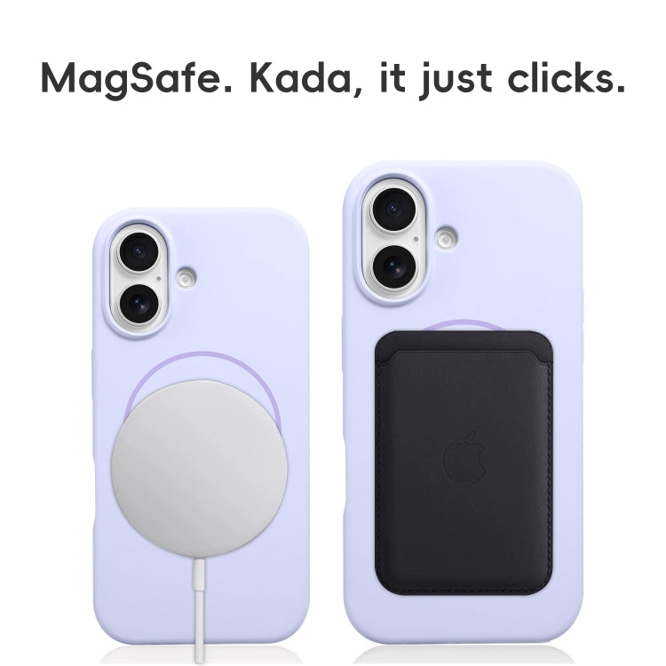 For iPhone 14 Plus Liquid Silicone MagSafe Phone Case