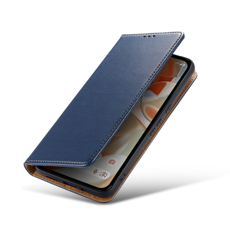 For Google Pixel 9 / 9 Pro Fierre Shann PU Genuine Leather Texture Phone Case