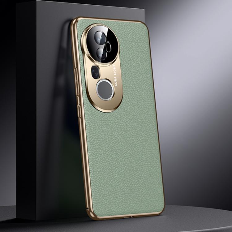 For vivo S20 Pro Genuine Leather PC Phone Case