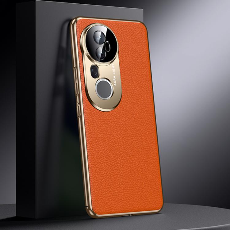 For vivo S20 Pro Genuine Leather PC Phone Case