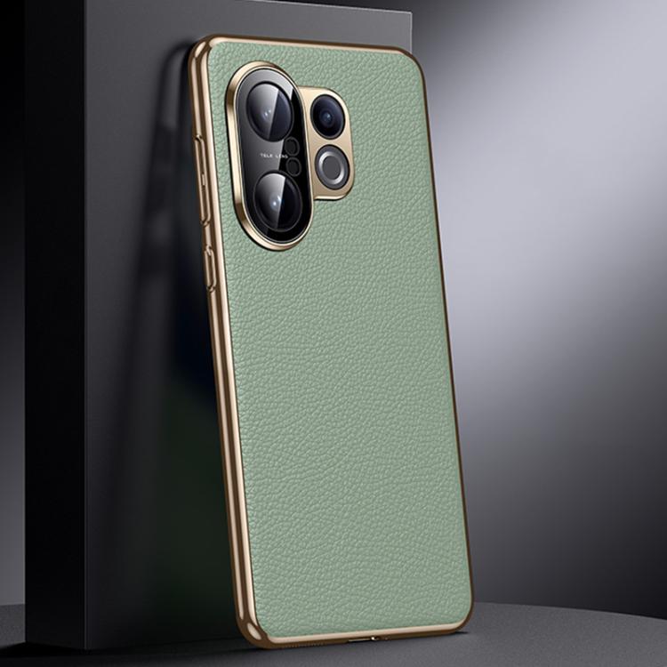 For vivo S30 Pro mini Genuine Leather PC Phone Case