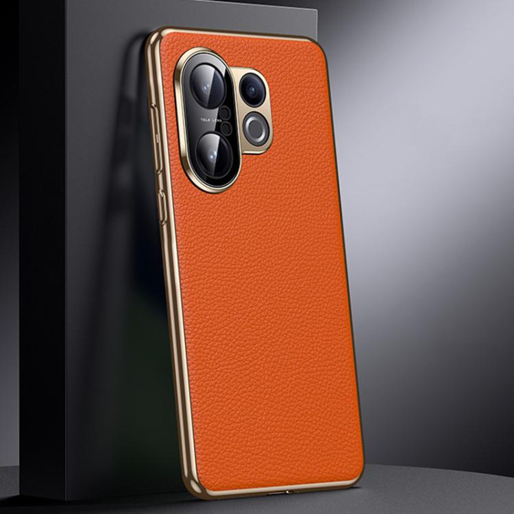 For vivo S30 Pro mini Genuine Leather PC Phone Case