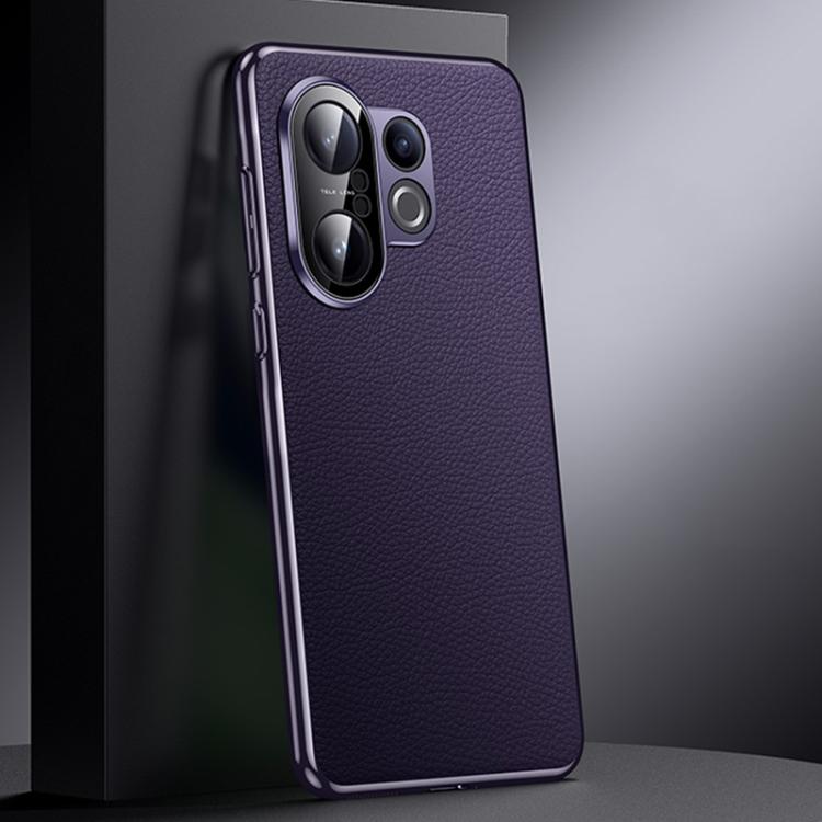 For vivo S30 Pro mini Genuine Leather PC Phone Case