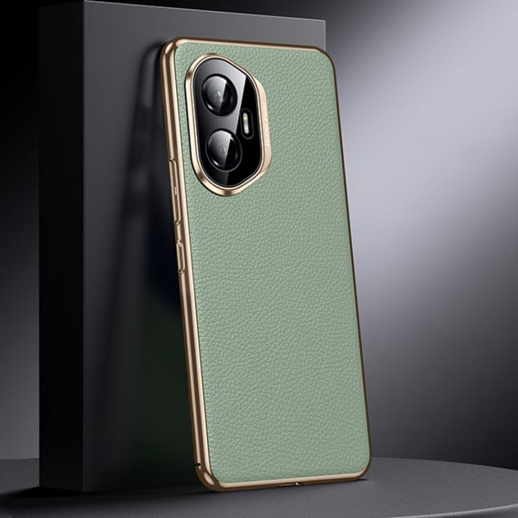 For Honor 300 Genuine Leather PC Phone Case