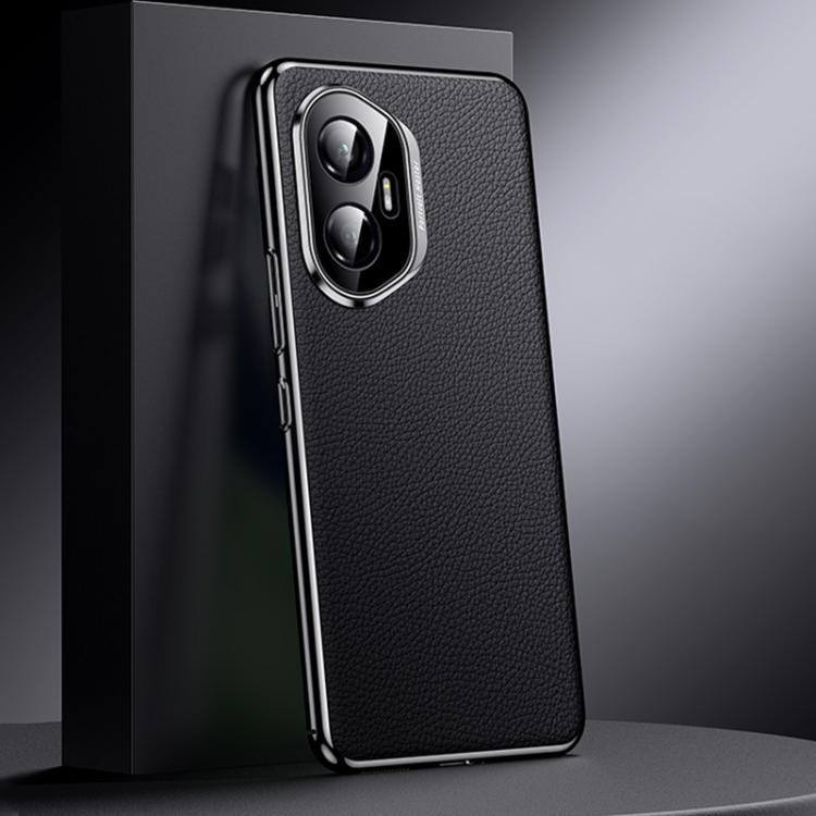 For Honor 300 Genuine Leather PC Phone Case