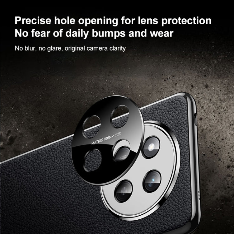 For Honor 300 Ultra Genuine Leather PC Phone Case